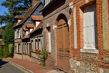  Lyons la Foret; France - october 9 2021 : the picturesque village