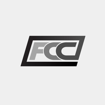 FCC Logo Creative Modern Minimal Alphabet F C Initial Letter Mark Monogram Editable in Vector Format