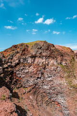 Vesuvius National Park is an Italian national park centered on the active volcano Vesuvius, southeast from Naples.