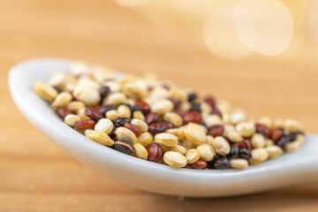 Quinoa with light leak