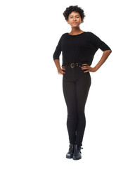 Fototapeta premium Ready for a night out. A gorgeous elegantly dressed young woman.