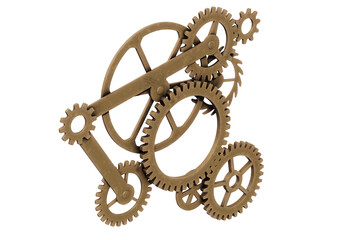 Obraz premium Ratchet set isolated on a white background 3D render