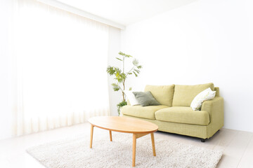 誰もいない明るい部屋