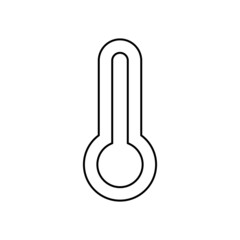 Thermometer icon in line style