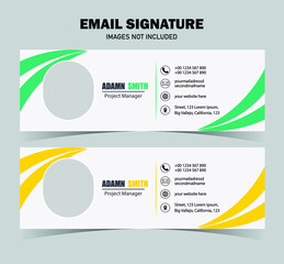Creative Business Email Signature Design Template
