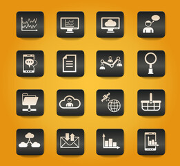 social network icon set
