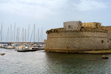 Coast of Salento at Gallipoli, Apulia, Italy