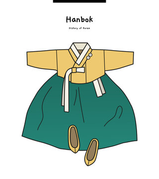This is Hanbok, a traditional Korean clothing.