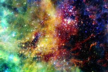 background of a nebula in outer space