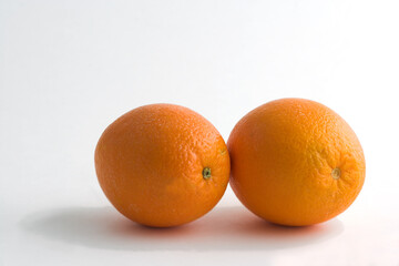 Isolated photo of ripe orange. Isolated photo of ripe orange.