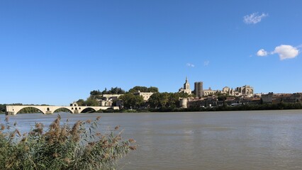 Fototapeta premium view of the river in the city