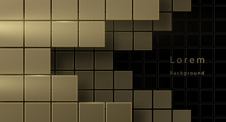 Background squares lorem gold the breach business