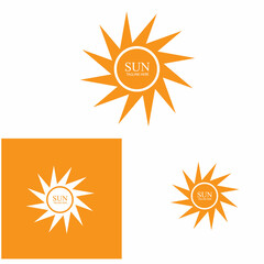 Sun Vector illustration Icon logo template