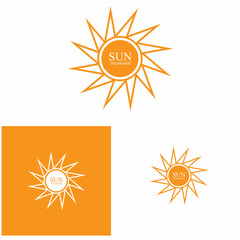 Sun Vector illustration Icon logo template