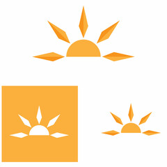 Sun Vector illustration Icon logo template