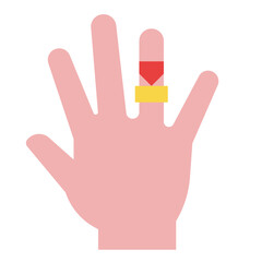 finger line icon