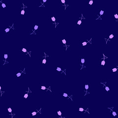 seamless pattern with hearts and stars