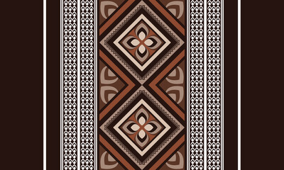 Oriental ethnic seamless pattern. Traditional design for background, wallpaper, paper, packaging, fabric, clothing, gift wrapping, carpet, tile, decoration, vector illustration, embroidery style.