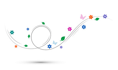 sfondo,  folata di vento, fiori, piante, primavera © xyz+