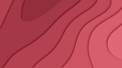 Papercut geometric pattern background or liquid purple 3D cutout with red pink color multi layer