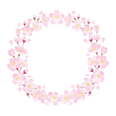 桜 花 春 フレーム