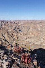 An amazing view of fish river canyon