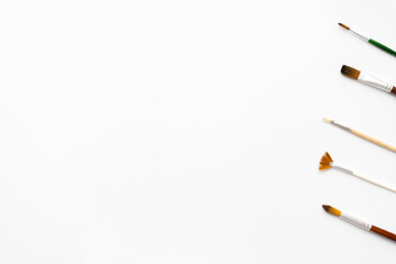 Flat composition is a set of brushes for drawing. Place for text