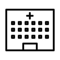 hospital building icon