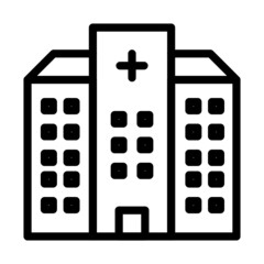 hospital building icon