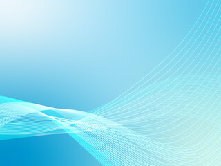 ウェーブ　抽象的　ビジネス　未来　背景　青