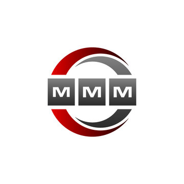 MMM Letter Initial Logo Design Template Vector Illustration