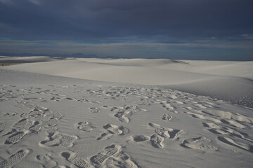 ニューメキシコ州　ホワイトサンズ国定公園　景色