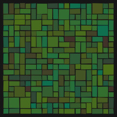 Offset Quads generative art background art illustration