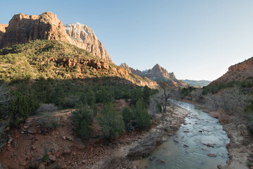 The Virgin River, runs thought Zion.