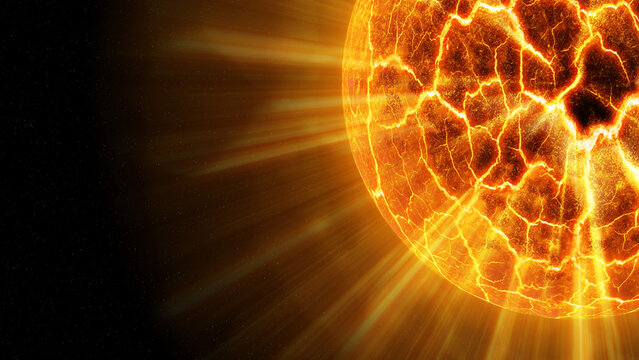 宇宙で爆発する惑星 - Powered by Adobe