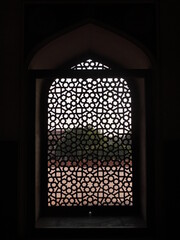 window in the mosque