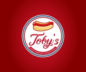 Hot dogs logo design, Hot dogs symbol icon