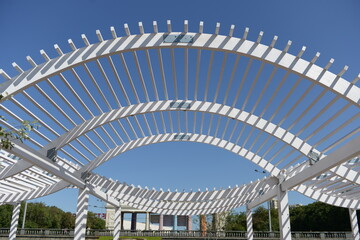 Fototapeta premium Modern design of the city park