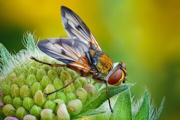 fly on a flower