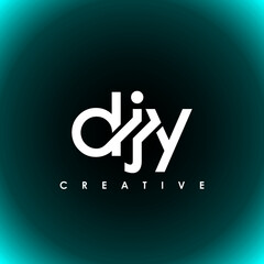 DJY Letter Initial Logo Design Template Vector Illustration