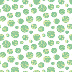 Green dots seamless pattern print background