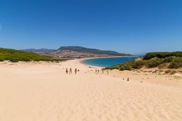 Foto op Plexiglas Bolonia strand, Tarifa, Spanje Het strand van Playa de Bolonia