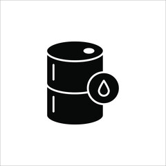 Barrel oil icon. Simple illustration of barrel oil icon for web on white background