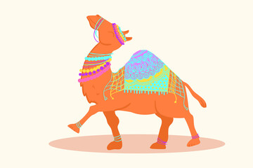 design ilustration camel