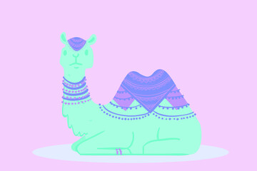 design ilustration camel 