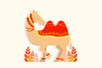design ilustration camel 