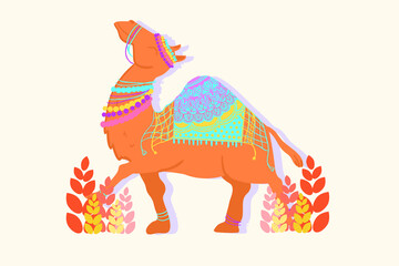 design ilustration camel 