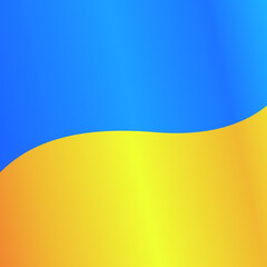 Flag of Ukraine made in 3d.Patriotic mood