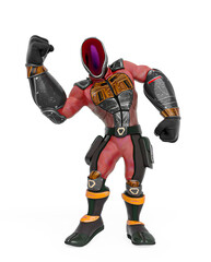 Naklejka premium future astronaut cartoon got the power