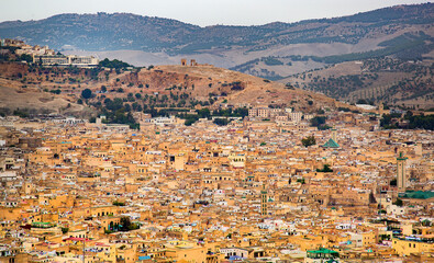 Fez Medina overlook, Fez, Morocco